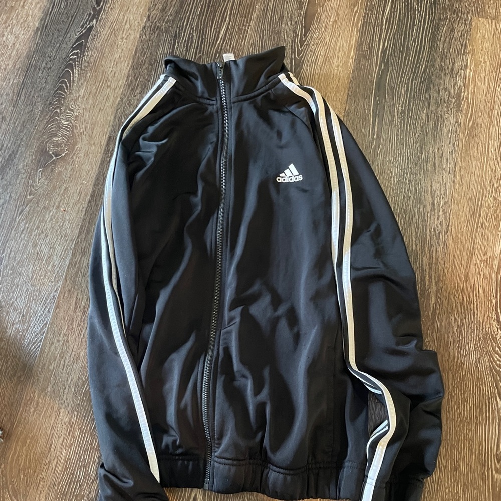 Large. Black Adidas jacket